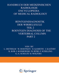 Vorderes Coverbild Röntgendiagnostik der Wirbelsäule / Roentgen Diagnosis of the Vertebral Column