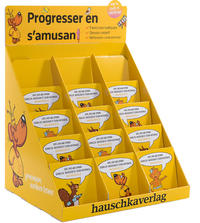 Leeres Stufendisplay "Progresserens’ amusant"