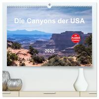 Die Canyons der USA (hochwertiger Premium Wandkalender 2025 DIN A2 quer), Kunstdruck in Hochglanz