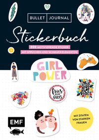 Vorderes Coverbild Bullet Journal – Stickerbuch: Girlpower