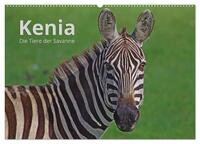 Kenia - Die Tiere der Savanne (Wandkalender 2025 DIN A2 quer), CALVENDO Monatskalender