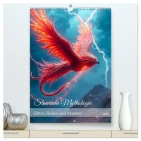 Slawische Mythologie - Götter, Helden und Monster (hochwertiger Premium Wandkalender 2026 DIN A2 hoch), Kunstdruck in Hochglanz