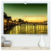 Charmantes Hamburg (hochwertiger Premium Wandkalender 2025 DIN A2 quer), Kunstdruck in Hochglanz