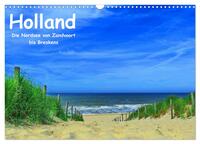 Holland - Die Nordsee von Zandvoort bis Breskens (Wandkalender 2026 DIN A3 quer), CALVENDO Monatskalender