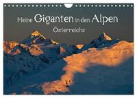 Meine Giganten in den Alpen Österreichs (Wandkalender 2025 DIN A4 quer), CALVENDO Monatskalender