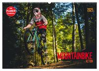 Mountainbike Action (Wandkalender 2025 DIN A2 quer), CALVENDO Monatskalender