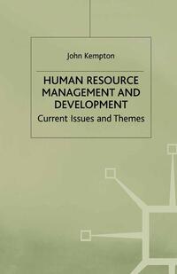 Vorderes Coverbild Human Resource Management and Development