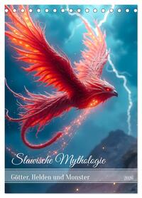 Slawische Mythologie - Götter, Helden und Monster (Tischkalender 2026 DIN A5 hoch), CALVENDO Monatskalender