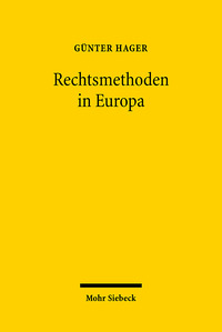 Vorderes Coverbild Rechtsmethoden in Europa