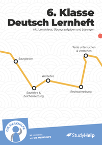 Deutsch Lernheft für 6. Klasse: Lernvideos, Aufgaben & mehr