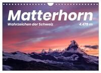 Vorderes Coverbild Matterhorn - Wahrzeichen der Schweiz (Wandkalender 2025 DIN A4 quer), CALVENDO Monatskalender