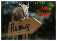 Zoo-Kinder (Tischkalender 2025 DIN A5 quer), CALVENDO Monatskalender