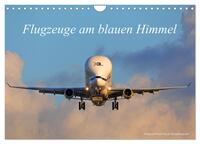 Flugzeuge am blauen Himmel (Wandkalender 2026 DIN A4 quer), CALVENDO Monatskalender