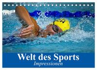 Welt des Sports. Impressionen (Tischkalender 2025 DIN A5 quer), CALVENDO Monatskalender