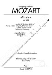 Missa in c (Klavierauszug)