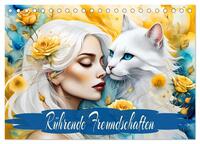 Rührende Freundschaften (Tischkalender 2025 DIN A5 quer), CALVENDO Monatskalender
