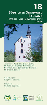 Vorderes Coverbild Blatt 18, Südlicher Odenwald - Bauland