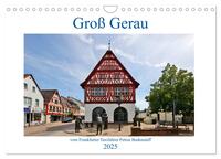 Groß Gerau vom Taxifahrer Petrus Bodenstaff (Wandkalender 2025 DIN A4 quer), CALVENDO Monatskalender