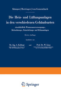 Die Heiz- und Lüftungsanlagen in den verschiedenen Gebäudearten einschließlich Warmwasserversorgungs-, Befeuchtungs-, Entnebelungs- und Klimaanlagen
