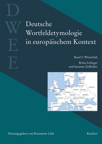 Vorderes Coverbild Deutsche Wortfeldetymologie in europäischem Kontext (DWEE)