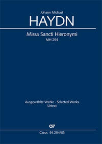 Missa Sancti Hieronymi (Klavierauszug)