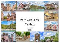 Rheinland Pfalz Impressionen (Tischkalender 2026 DIN A5 quer), CALVENDO Monatskalender