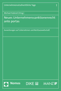 Vorderes Coverbild Neues Unternehmenssanktionenrecht ante portas