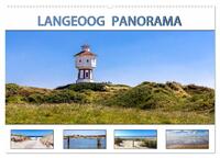 LANGEOOG PANORAMA (Wandkalender 2025 DIN A2 quer), CALVENDO Monatskalender