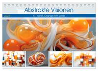 Abstrakte Visionen (Tischkalender 2026 DIN A5 quer), CALVENDO Monatskalender