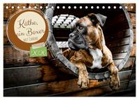 Käthe - ein Boxer mit Charme (Tischkalender 2026 DIN A5 quer), CALVENDO Monatskalender