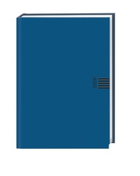 Vorderes Coverbild Wochen-Cheftimer A5, blau 2026