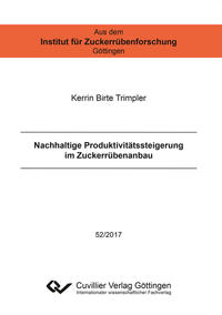 Vorderes Coverbild Nachhaltige Produktivitätssteigerung im Zuckerrübenanbau