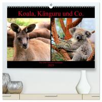 Koala, Känguru und Co. – Das wilde Tierreich Australiens (hochwertiger Premium Wandkalender 2025 DIN A2 quer), Kunstdruck in Hochglanz