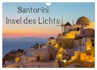 Insel des Lichts - Santorini (Wandkalender 2025 DIN A4 quer), CALVENDO Monatskalender