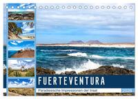 FUERTEVENTURA Paradiesische Impressionen der Insel (Tischkalender 2026 DIN A5 quer), CALVENDO Monatskalender