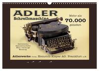 Schreibmaschinen um 1900 (Wandkalender 2026 DIN A3 quer), CALVENDO Monatskalender