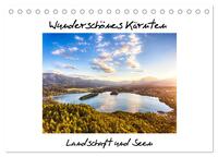 Wunderschönes Kärnten. Landschaft und Seen. (Tischkalender 2025 DIN A5 quer), CALVENDO Monatskalender