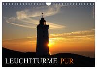 Leuchttürme PUR (Wandkalender 2026 DIN A4 quer), CALVENDO Monatskalender