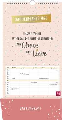 Familienplaner 2026: Unsere Familie ist genau die richtige Mischung aus Chaos und Liebe