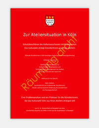 Zur Ateliersituation in Köln