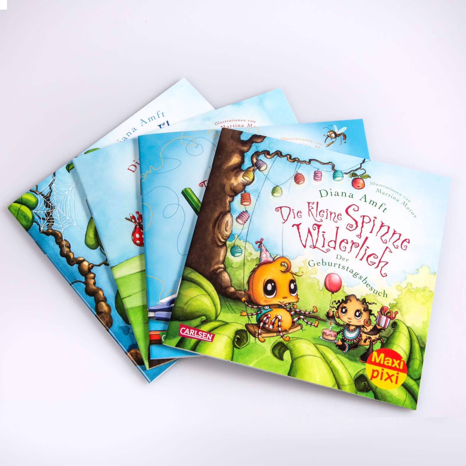 Beispielinhalt (Bild) Maxi-Pixi-Box 76: Die kleine Spinne Widerlich (4x5 Exemplare)