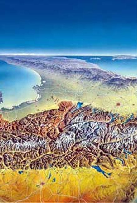 Beispielinhalt (Bild) Mayr Panorama Das große Berann-Alpenpanorama
