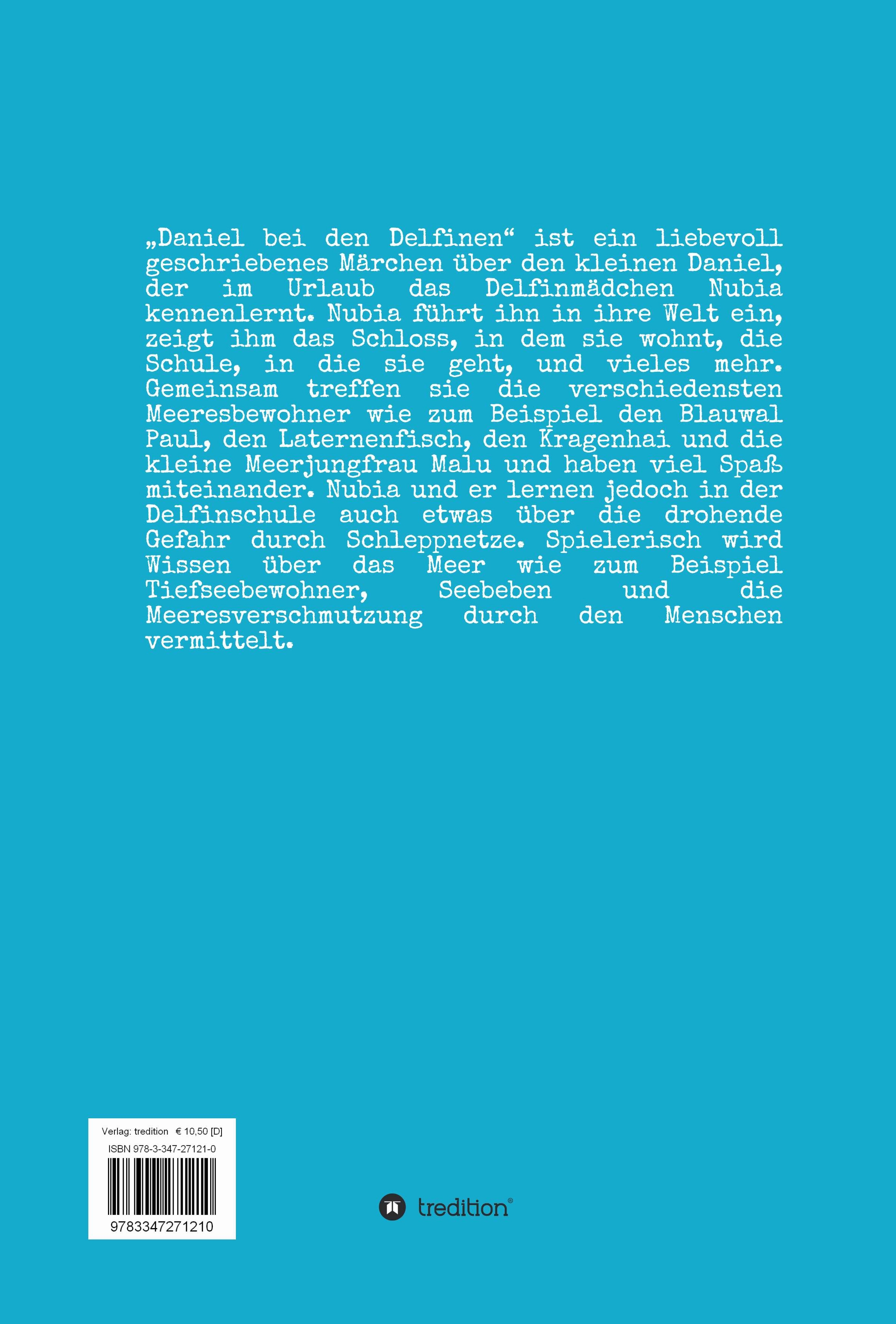 Rückseitencover Daniel bei den Delfinen