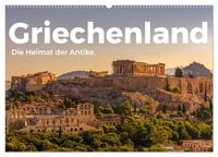 Griechenland - Die Heimat der Antike. (Wandkalender 2025 DIN A2 quer), CALVENDO Monatskalender