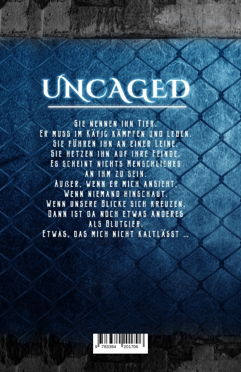 Rückseitencover Uncaged - Das Tier