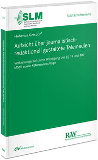 Aufsicht über journalistisch-redaktionell gestaltete Telemedien
