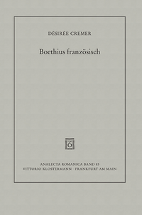 Vorderes Coverbild Boethius französisch
