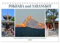 POKHARA und SARANGKOT (Tischkalender 2026 DIN A5 quer), CALVENDO Monatskalender
