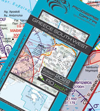 Greece South West ICAO VFR Luftfahrtkarte 500k
