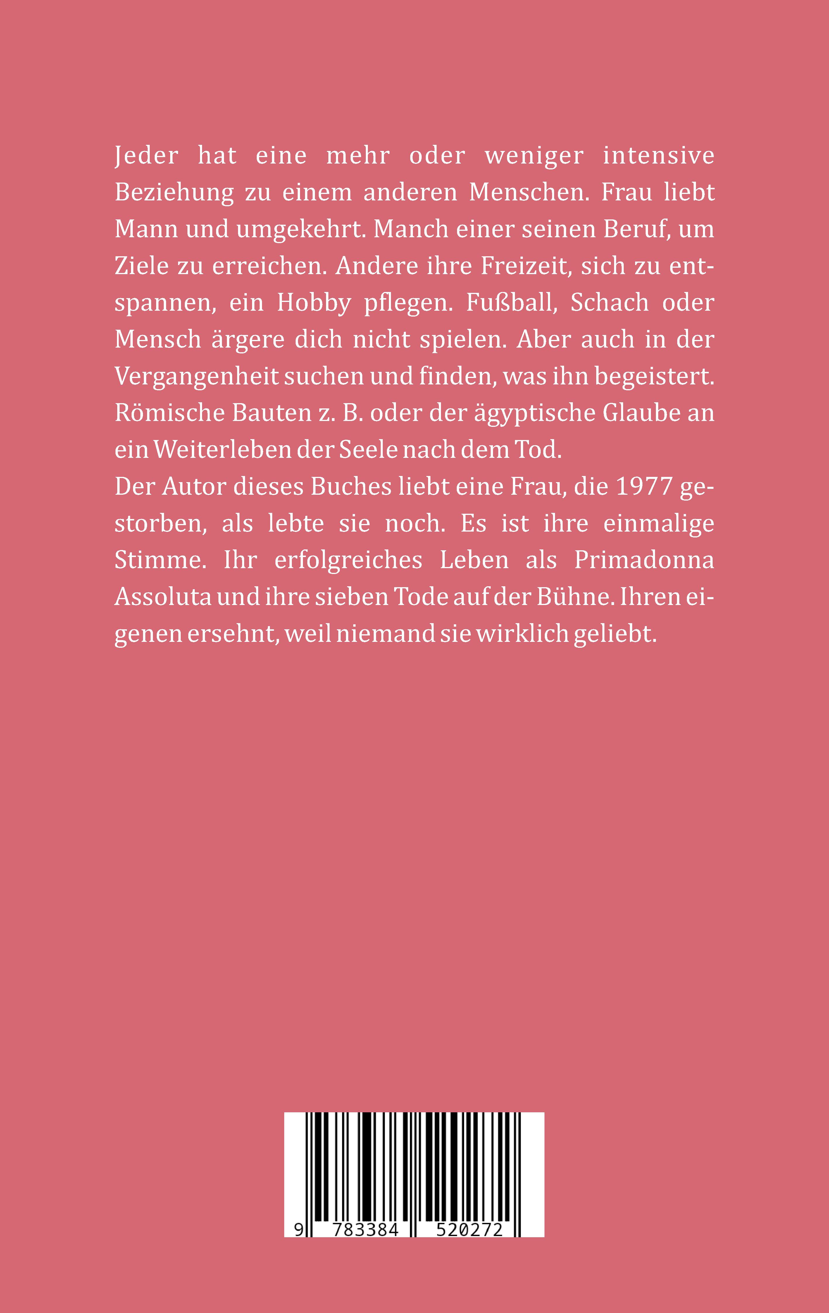 Rückseitencover Die Callas und ich